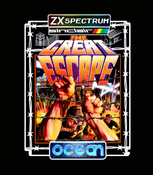 Diseño GAMES RETRO PIXEL The Geat Escape ZX SPECTRUM SINCLAIR Ocean  
