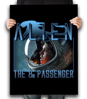 Diseño Alien the 8 passenger CINE TERROR  